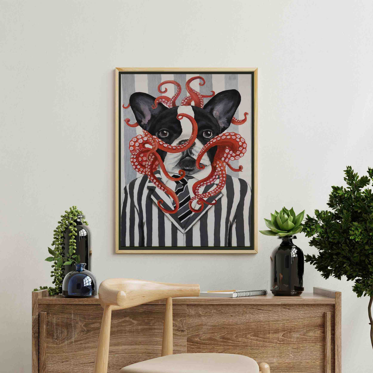 Northwick Axis Bulldog Canvas Wall Art — gallery image 2