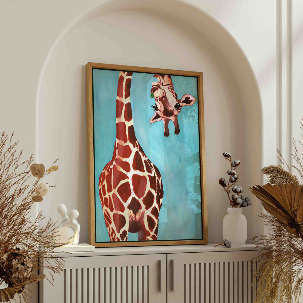 Langford Axis Giraffe Canvas Wall Art — gallery image 4