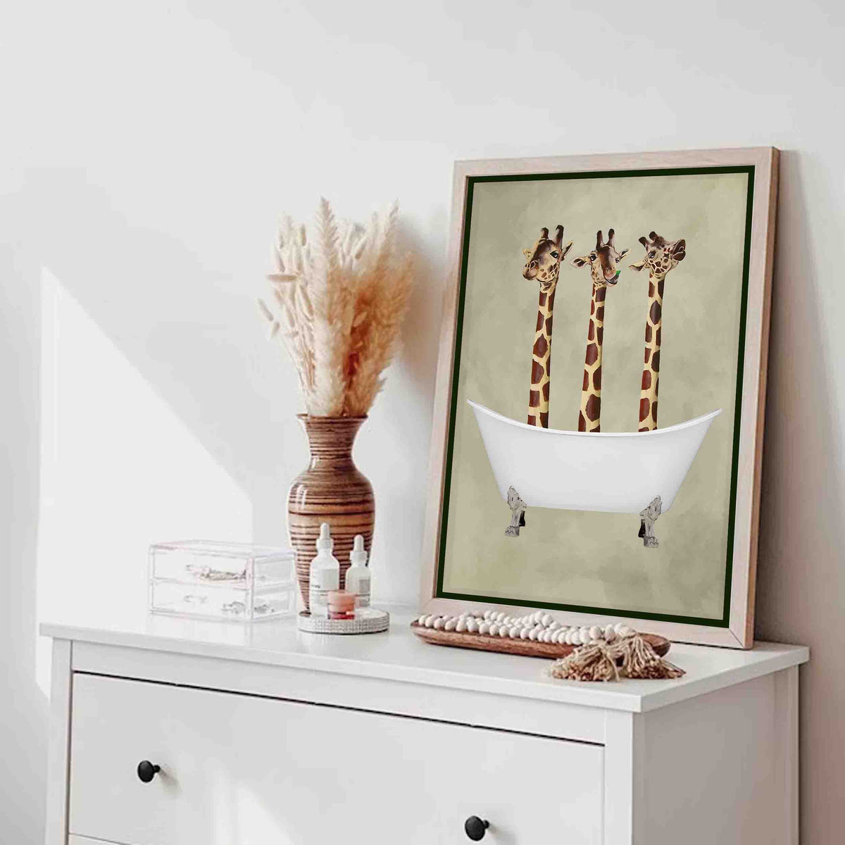 Hartley Axis Giraffe Canvas Wall Art — gallery image 3