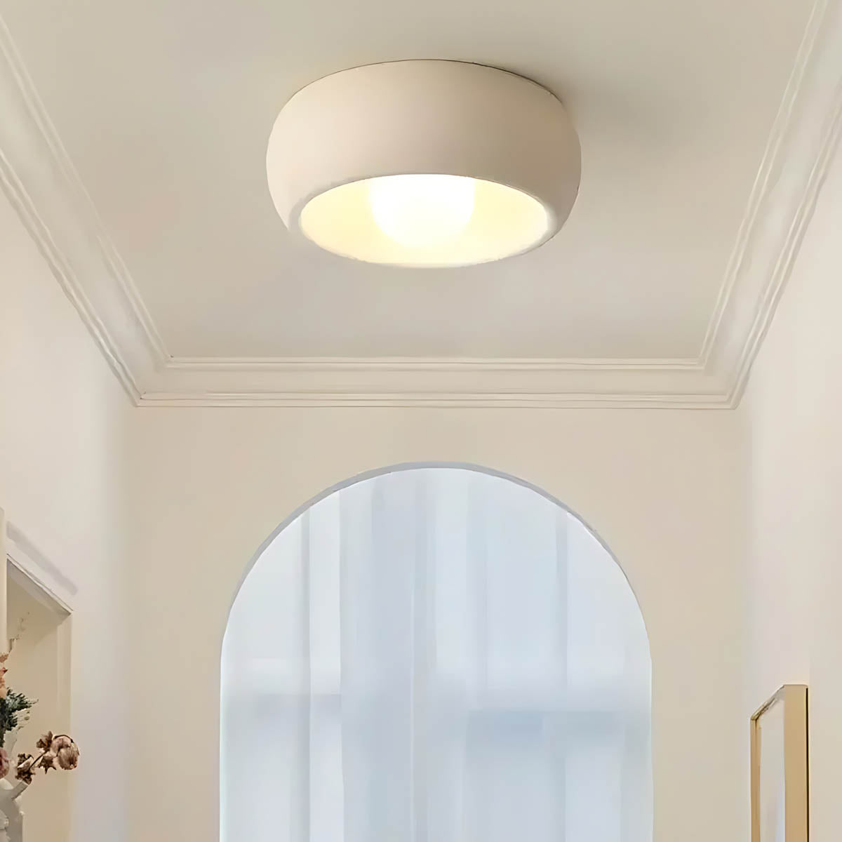 Langford Frame Resin Ceiling Light — gallery image 2