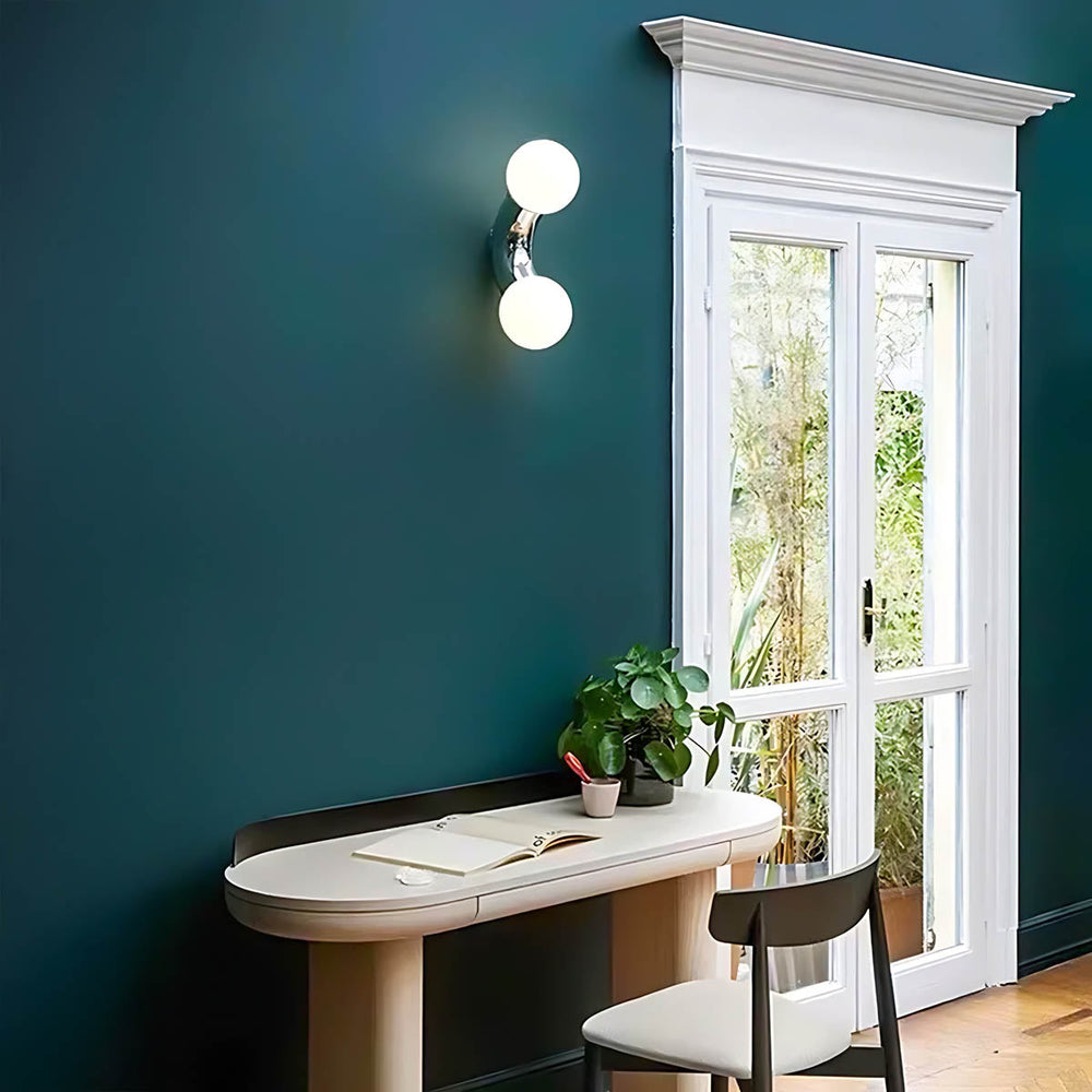 Oakmere Frame Glass Wall Sconce — gallery image 4