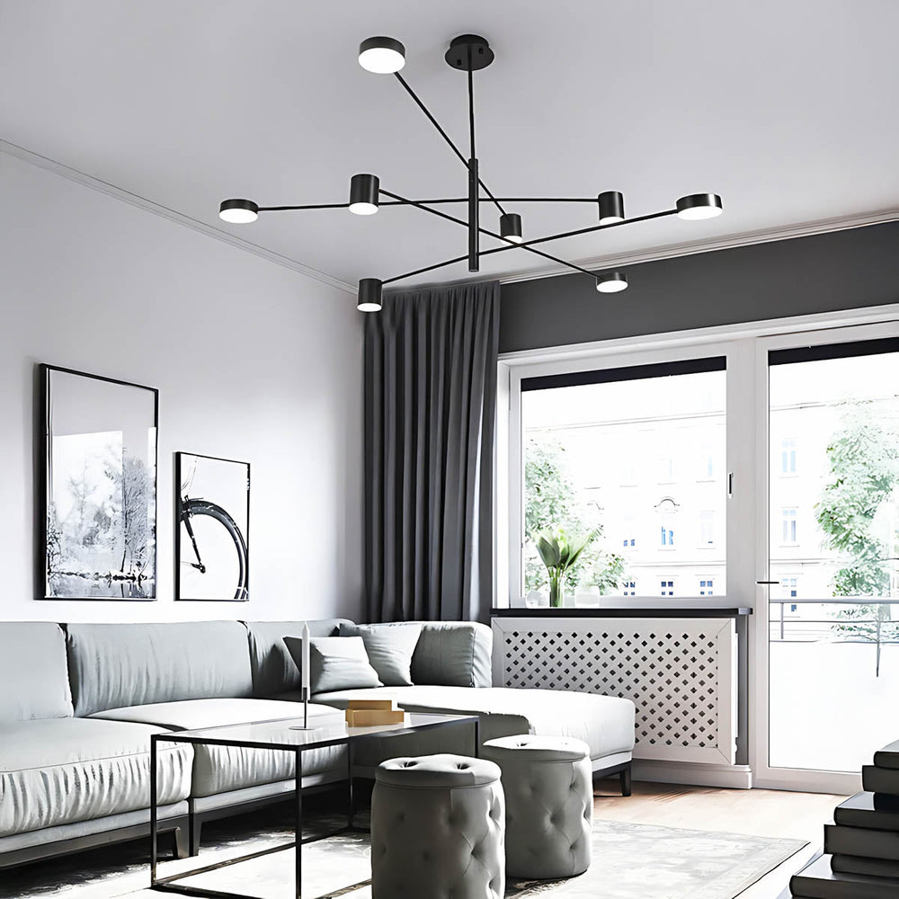 Fairford Frame Aluminum Linear Chandelier — gallery image 4