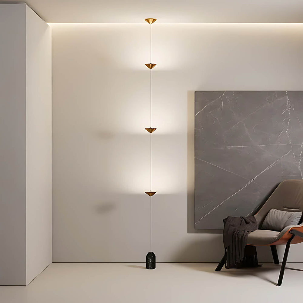 Tilden Vessel Marble Floor Lamp — gallery image 4