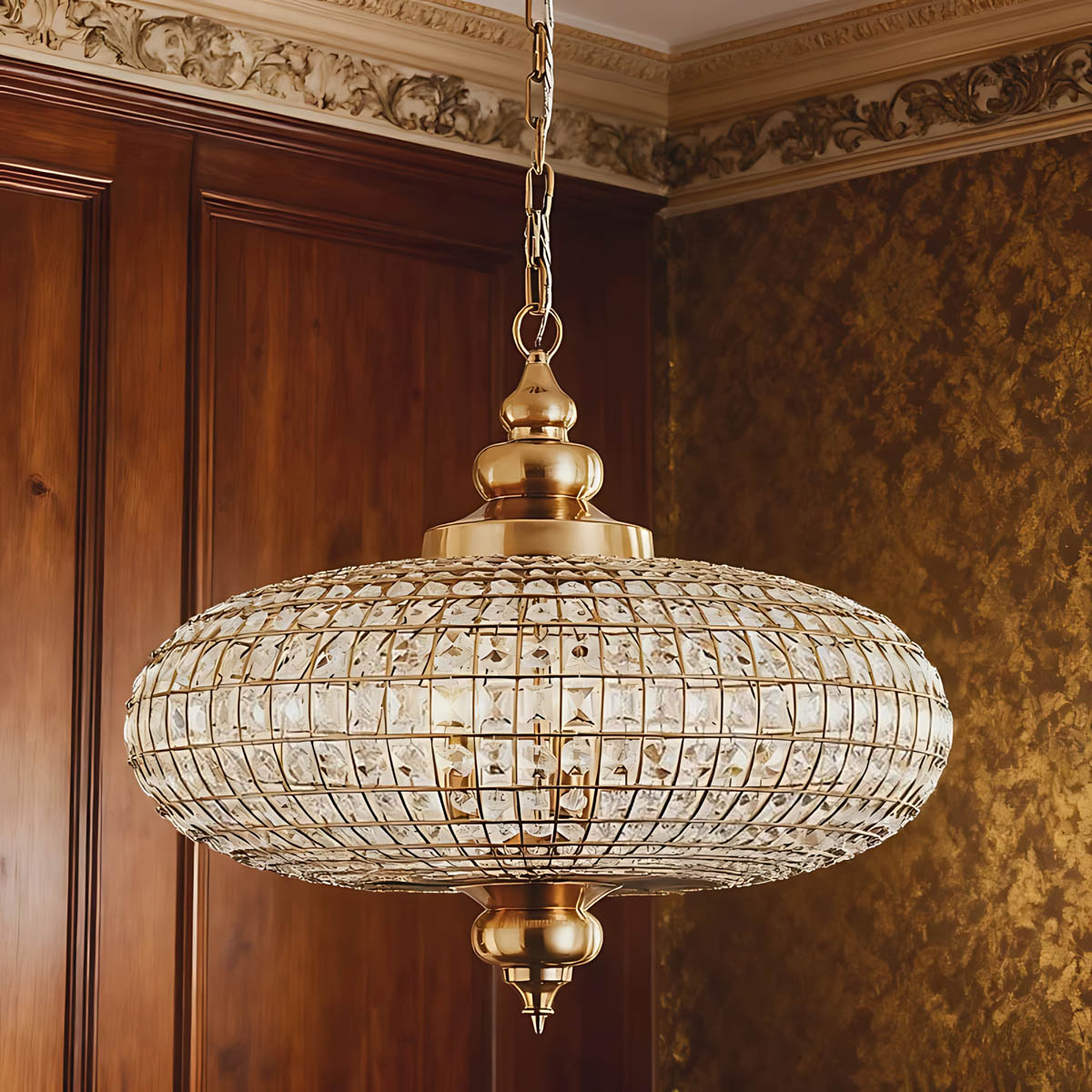 Fenwick Vessel Crystal Dome Chandelier — gallery image 2
