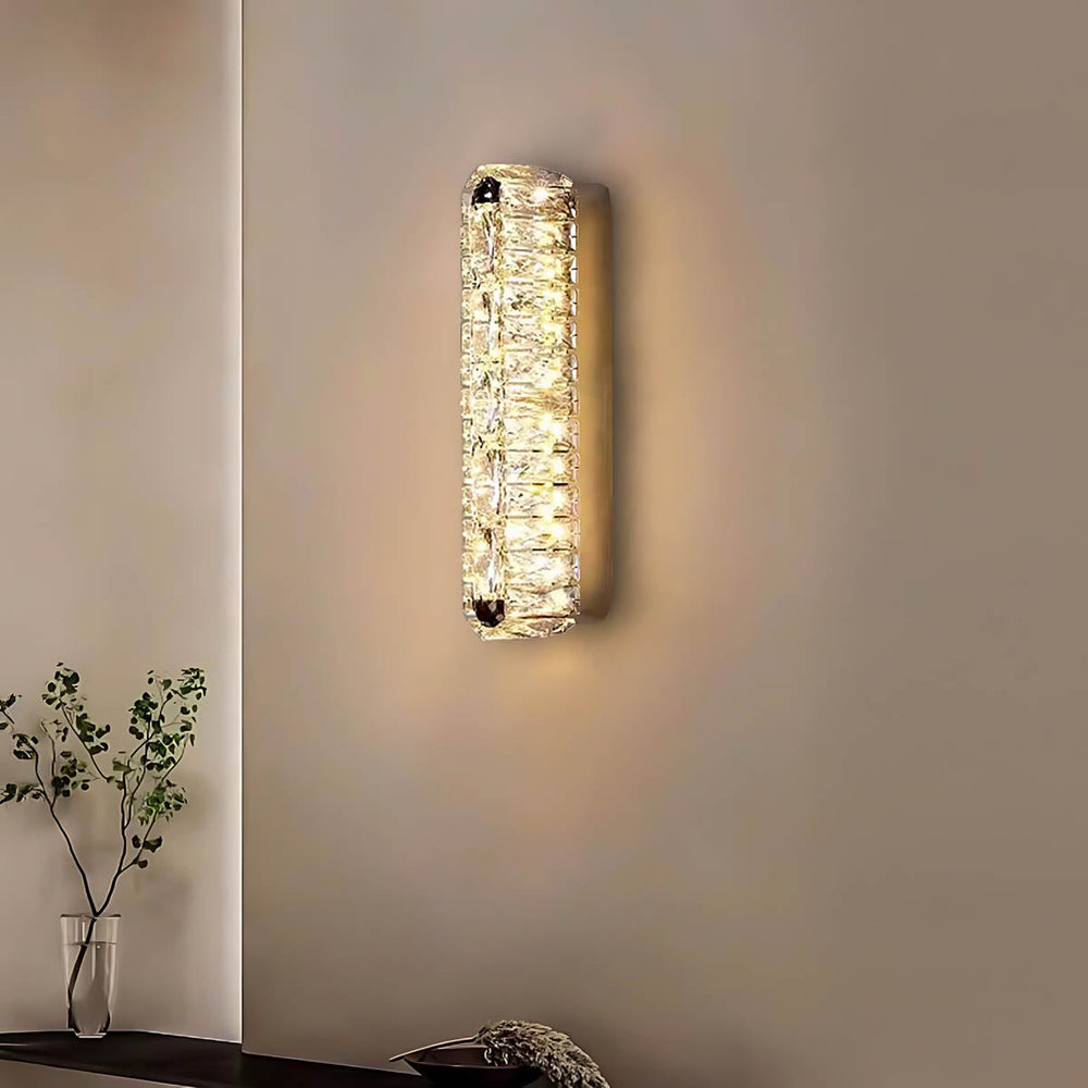 Beechwood Vessel Crystal Wall Sconce — gallery image 4