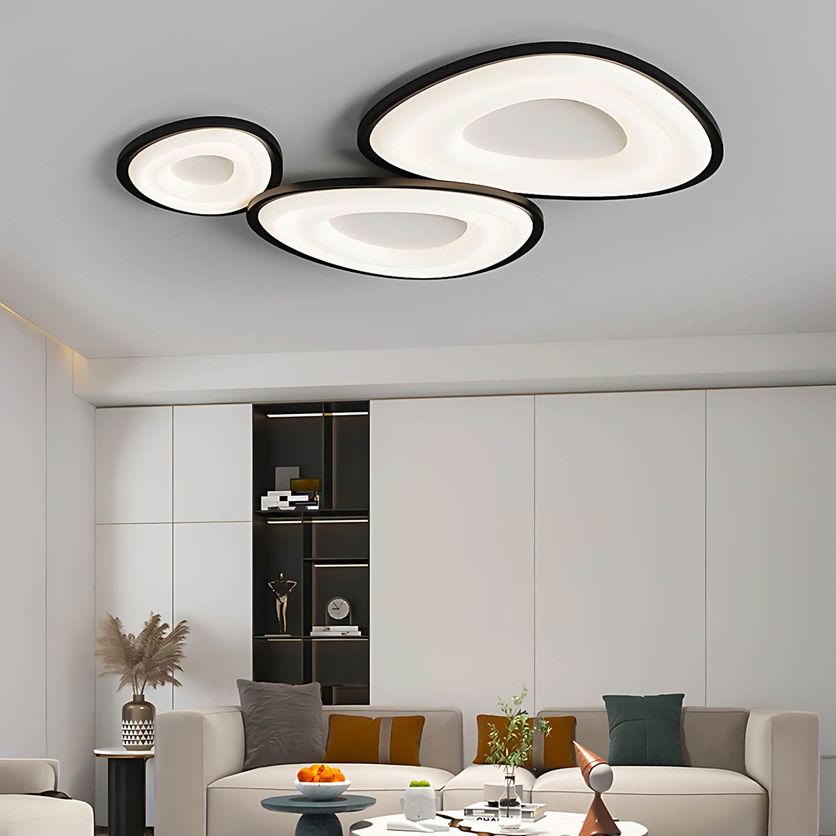 Northwick Vessel Acrylic Pebble Ceiling Light — gallery image 2
