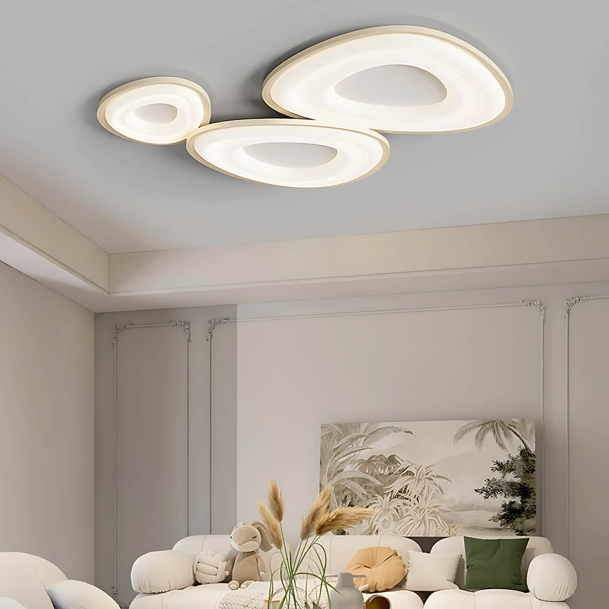 Northwick Vessel Acrylic Pebble Ceiling Light — gallery image 3