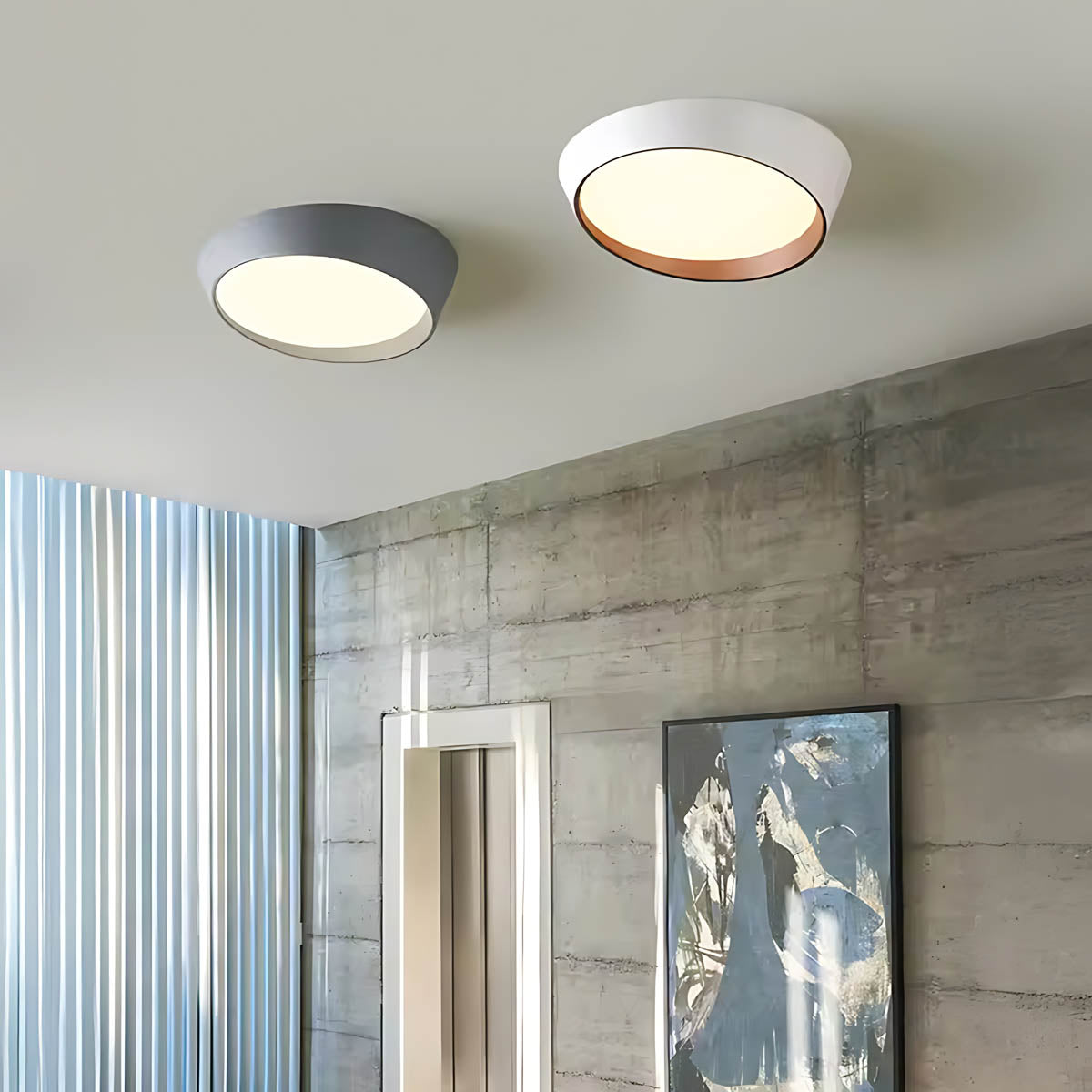 Langford Vessel Acrylic Ceiling Light — gallery image 2