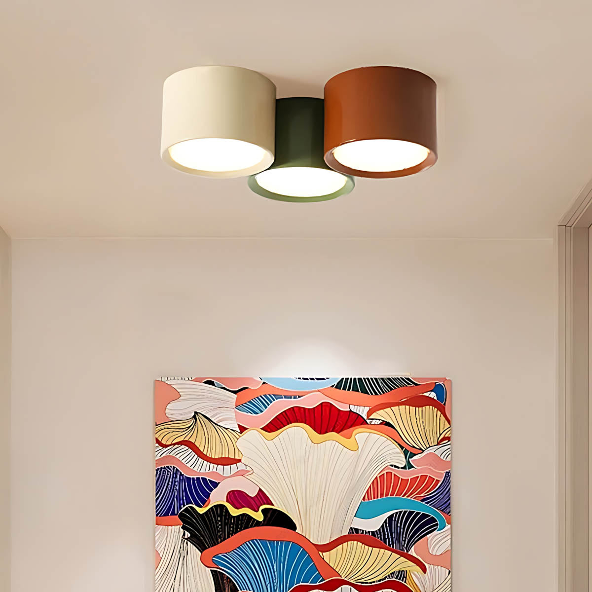 Greenwood Vessel Acrylic Ceiling Light — gallery image 2