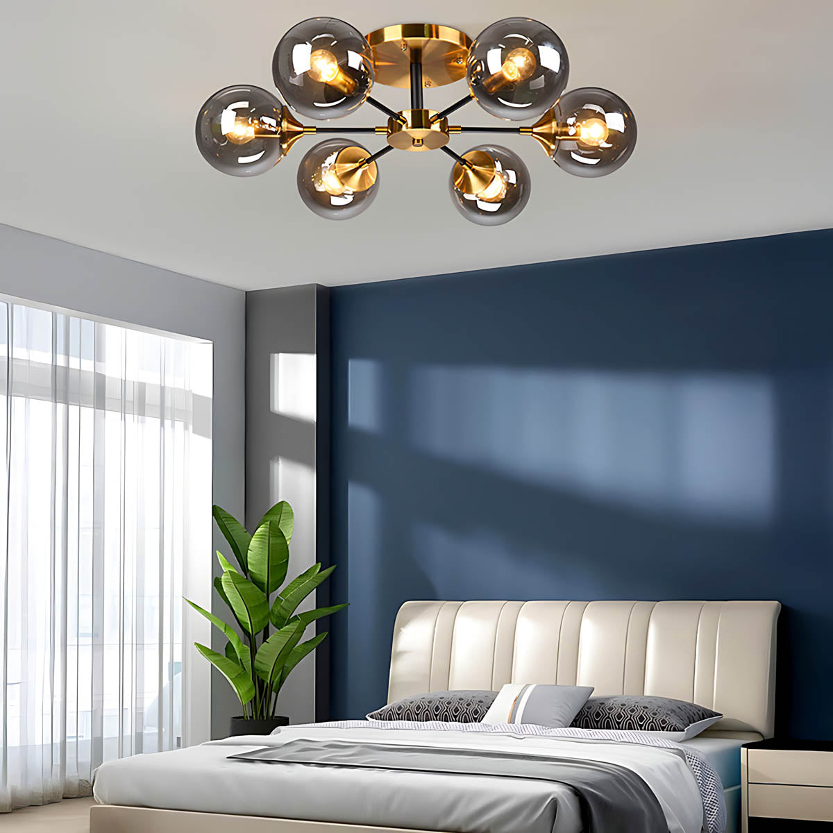 Fenwick Span Glass Chandelier — gallery image 3
