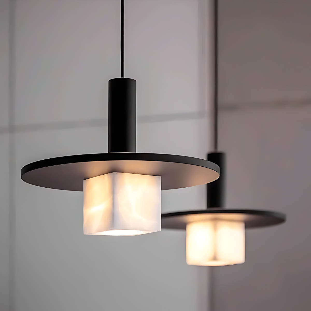 Hawick Span Marble Pendant Light — gallery image 3