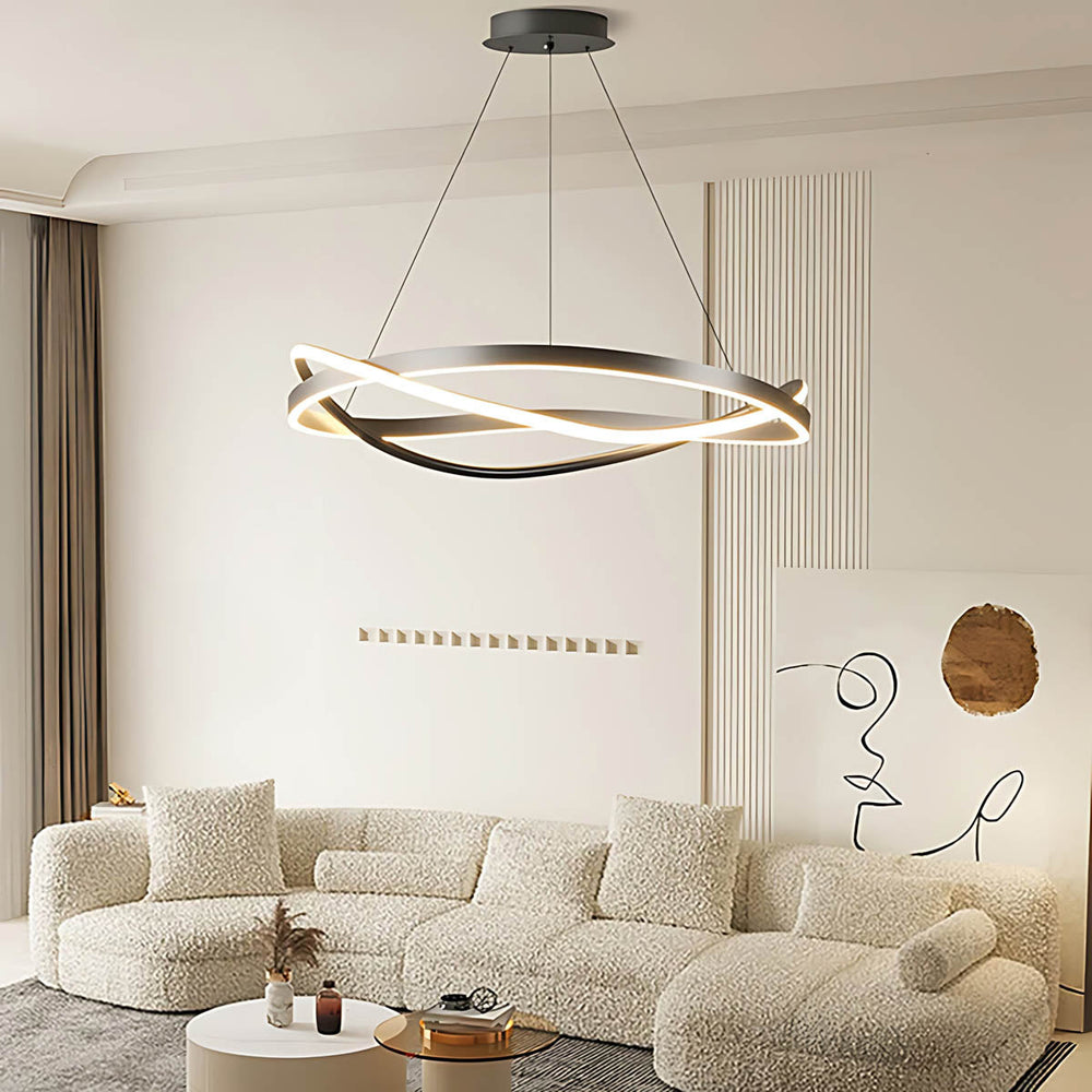 Asterwood Span Aluminum Chandelier — gallery image 4