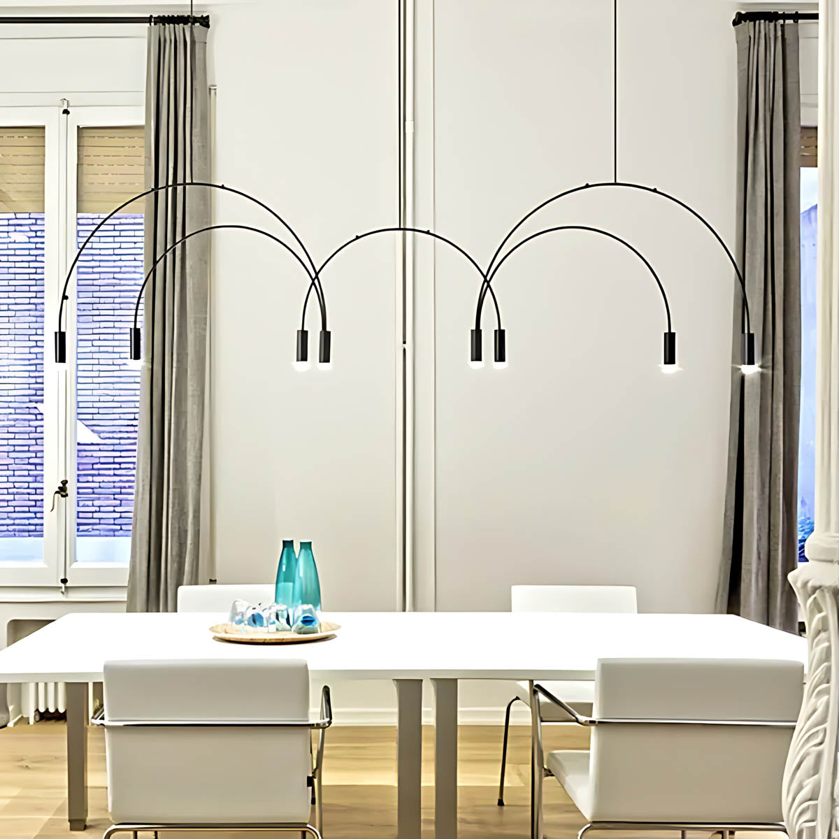 Eastmere Span Acrylic Linear Chandelier — gallery image 2
