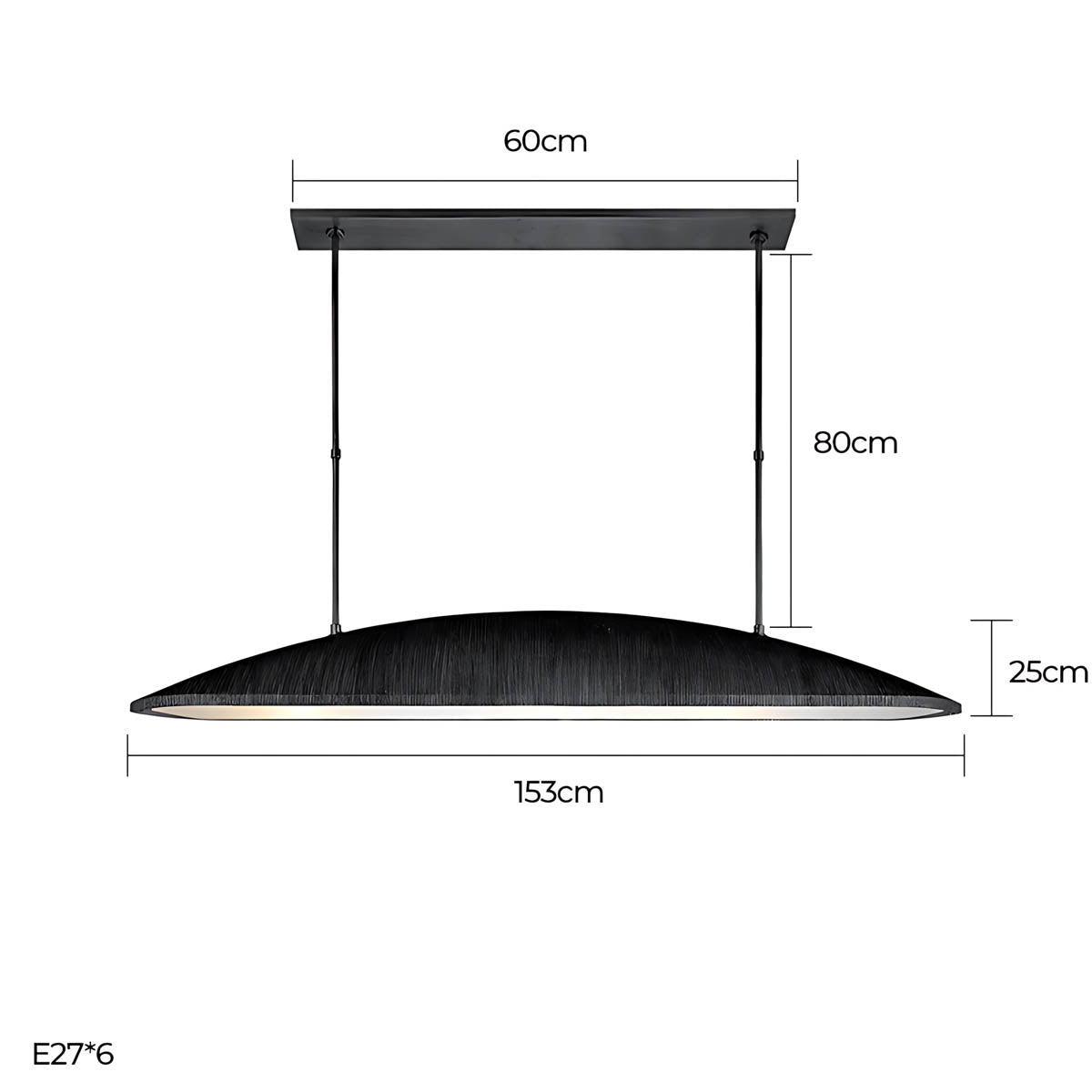 Blackthorn Span Brass Linear Chandelier — gallery image 3