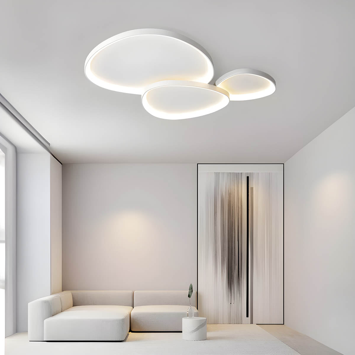 Linden Arc Circular LED Ceiling Light — gallery image 2