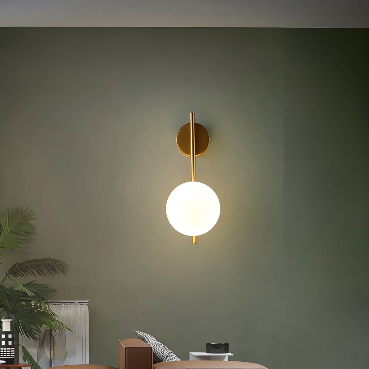 Brier Cove Glass Wall Sconce — gallery image 3