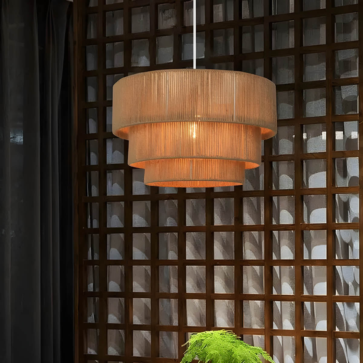 Briarwood Cove Rope Chandelier — gallery image 2