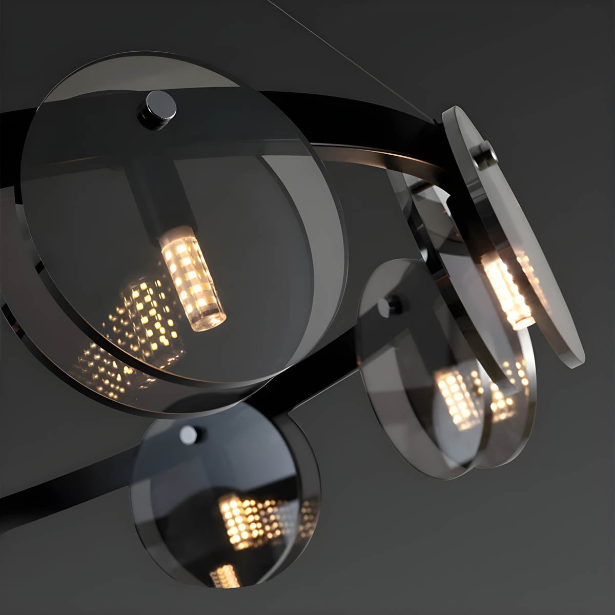 Riverton Cove Glass Chandelier — gallery image 2