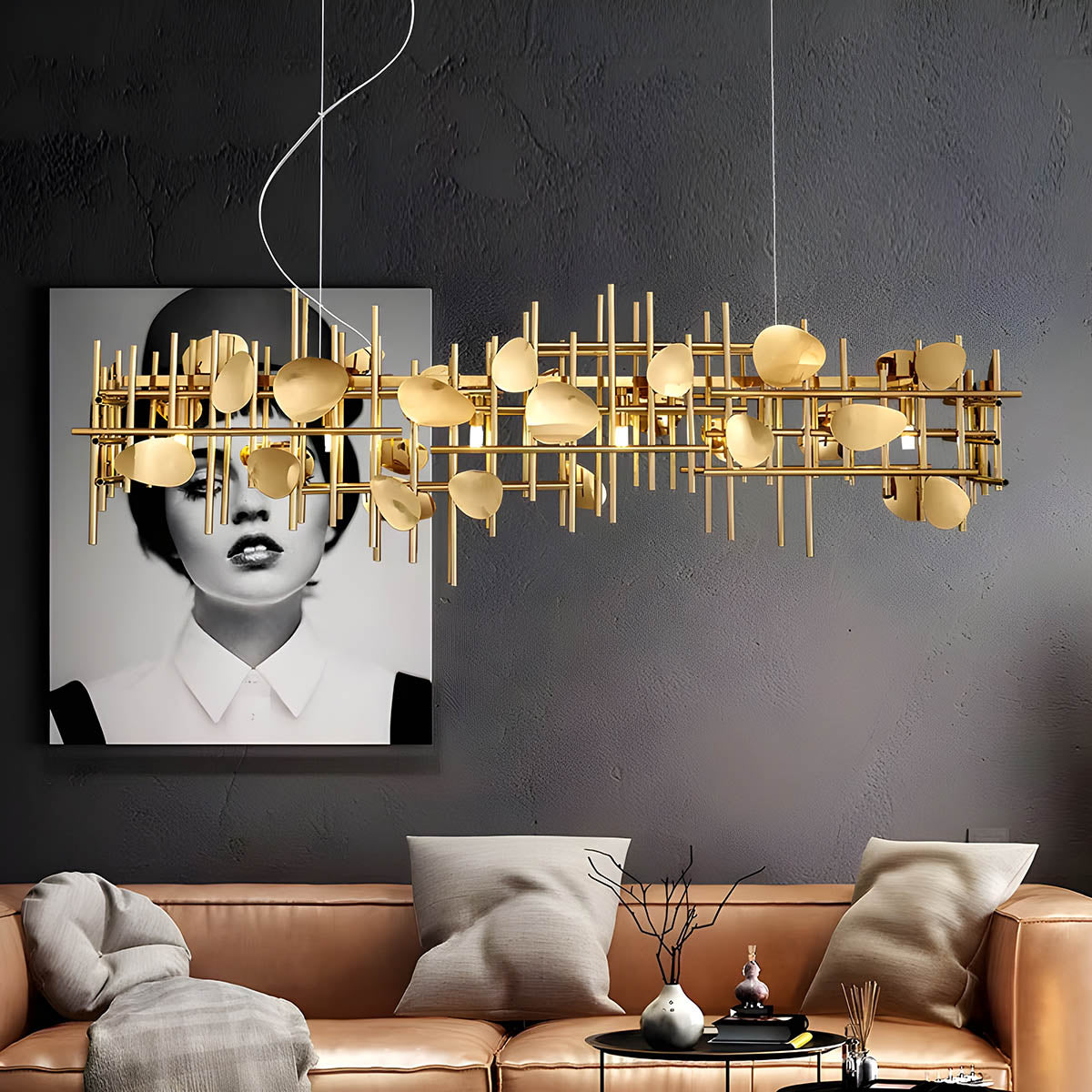 Fielding Cove Iron Chandelier — gallery image 3