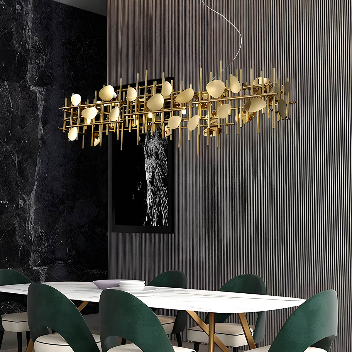 Fielding Cove Iron Chandelier — gallery image 2