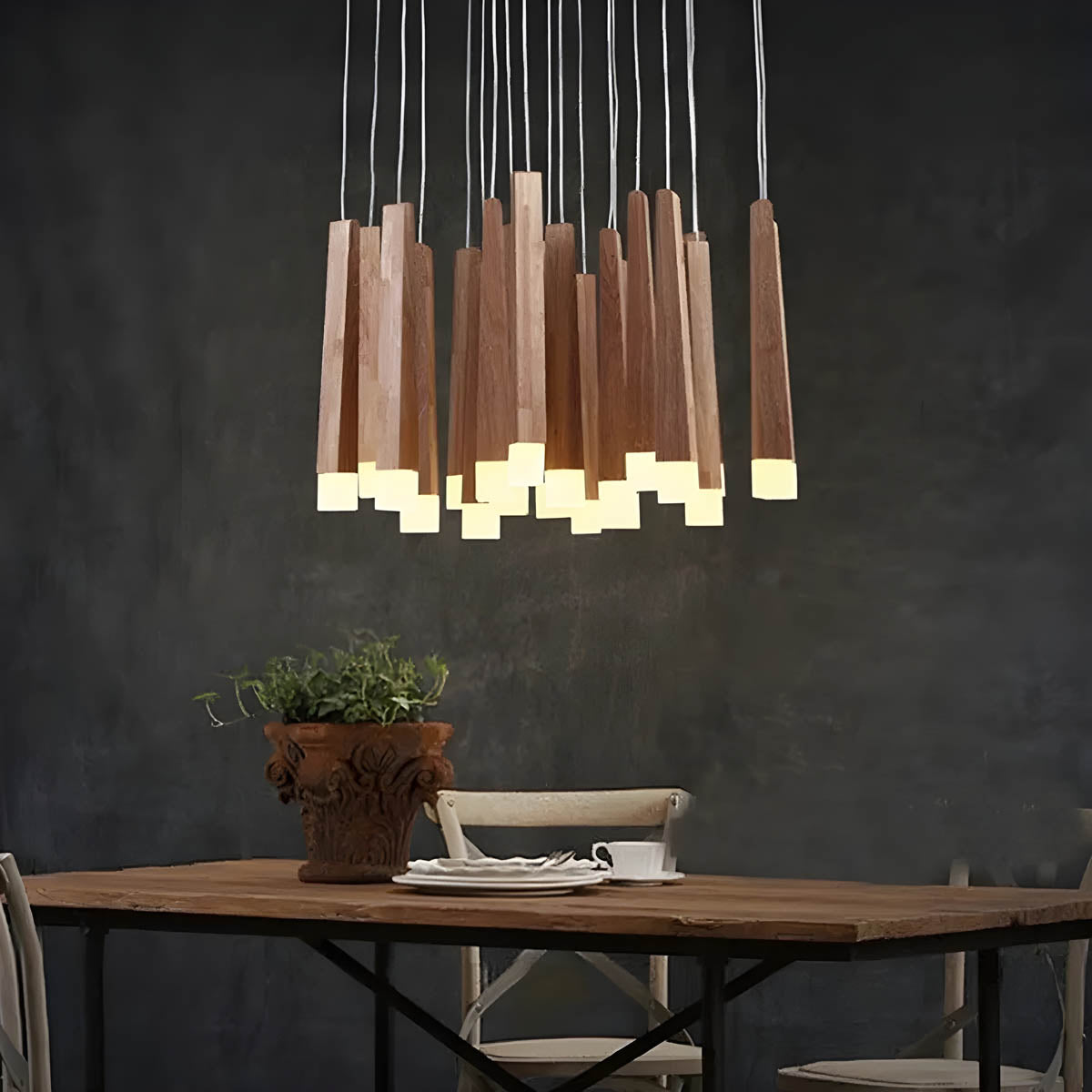 Eastmere Cove Wood Pendant Light — gallery image 3