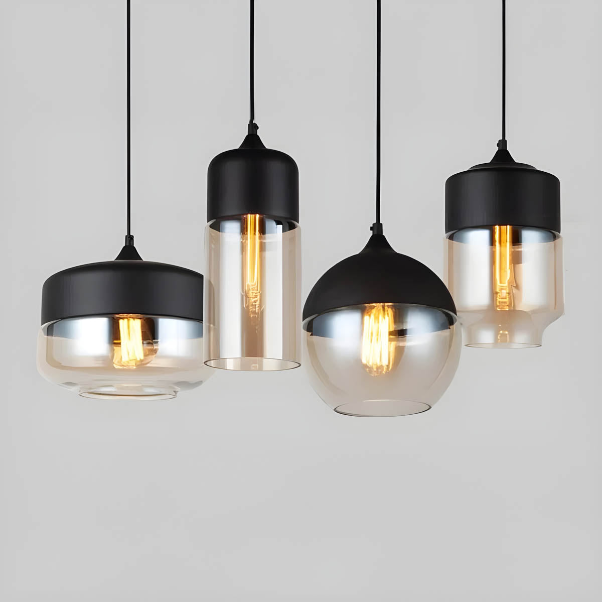 Cedar Vessel Glass Pendant Light — gallery image 2