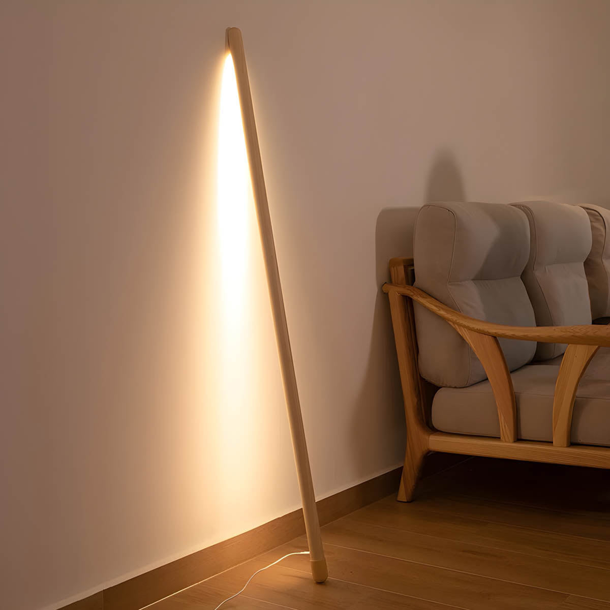 Westcott Reach Wood Floor Lamp — gallery image 2