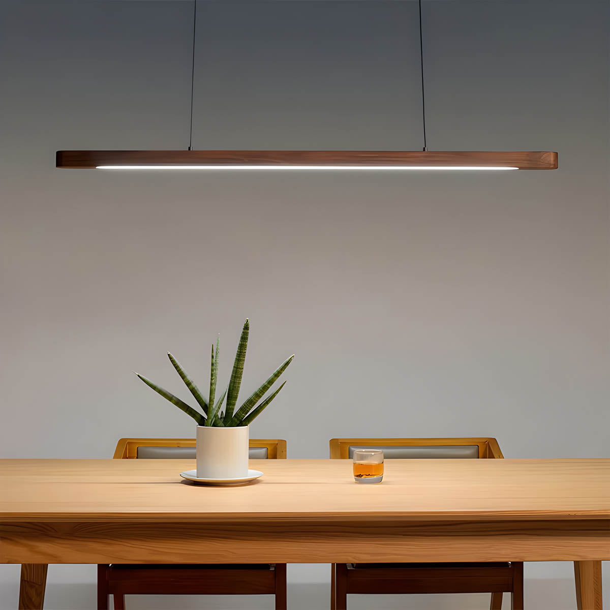 Hartley Reach Wood Pendant Light — gallery image 2