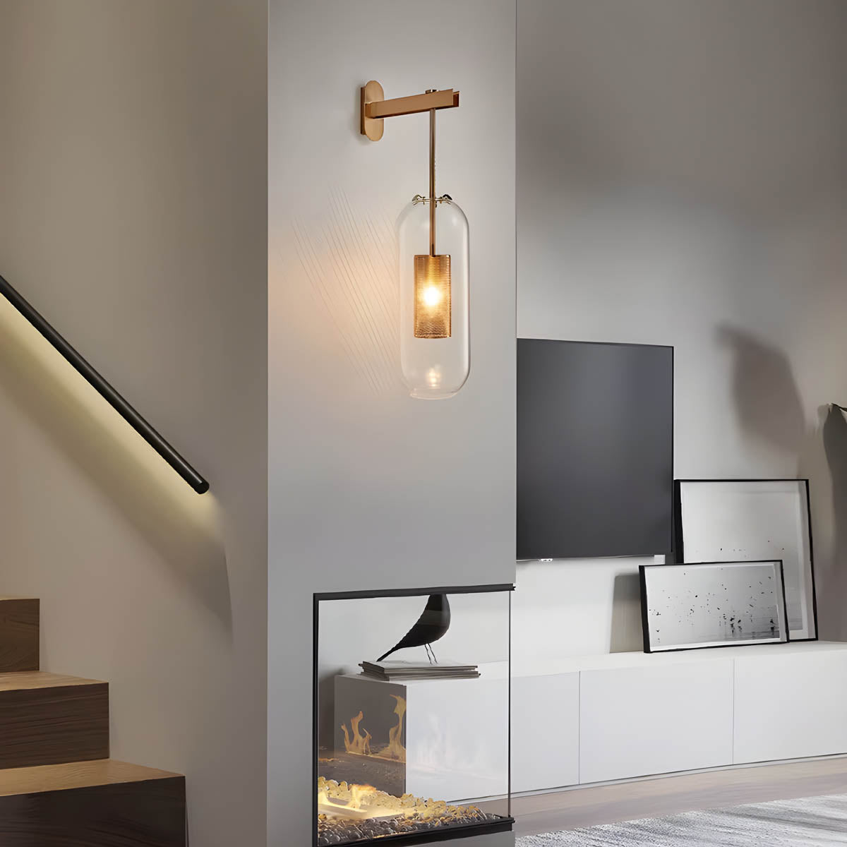 Rosewood Reach Glass Wall Sconce — gallery image 2