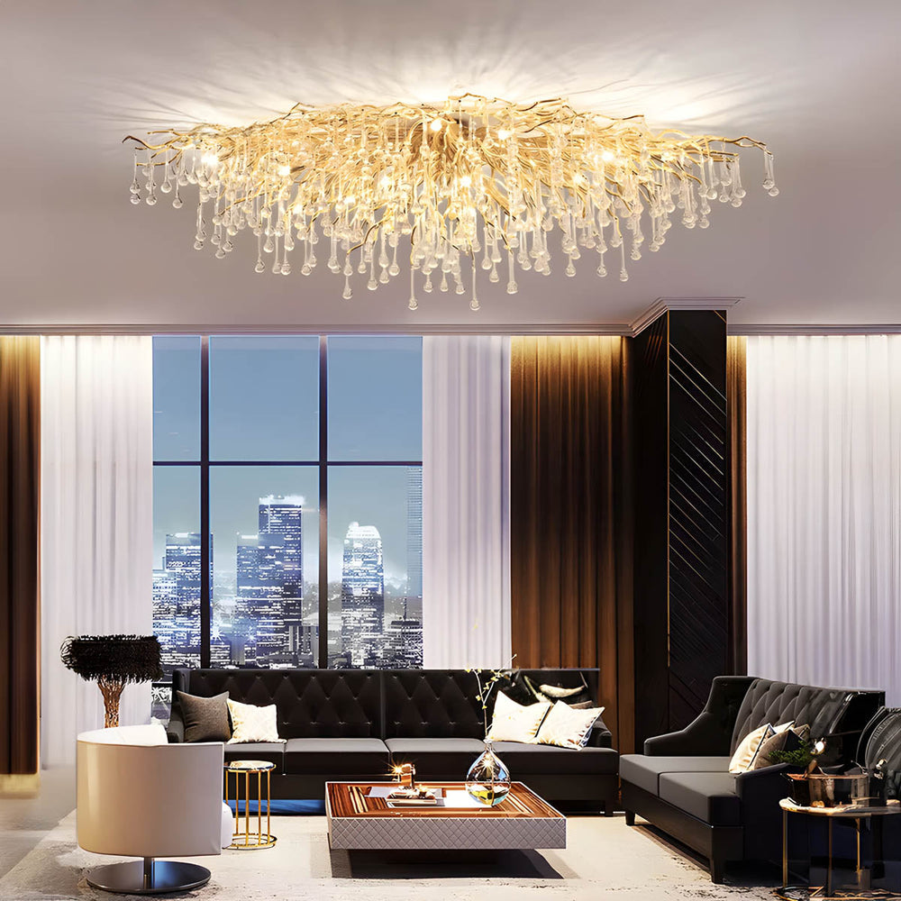 Ashford Prism Crystal Ceiling Chandelier — gallery image 4