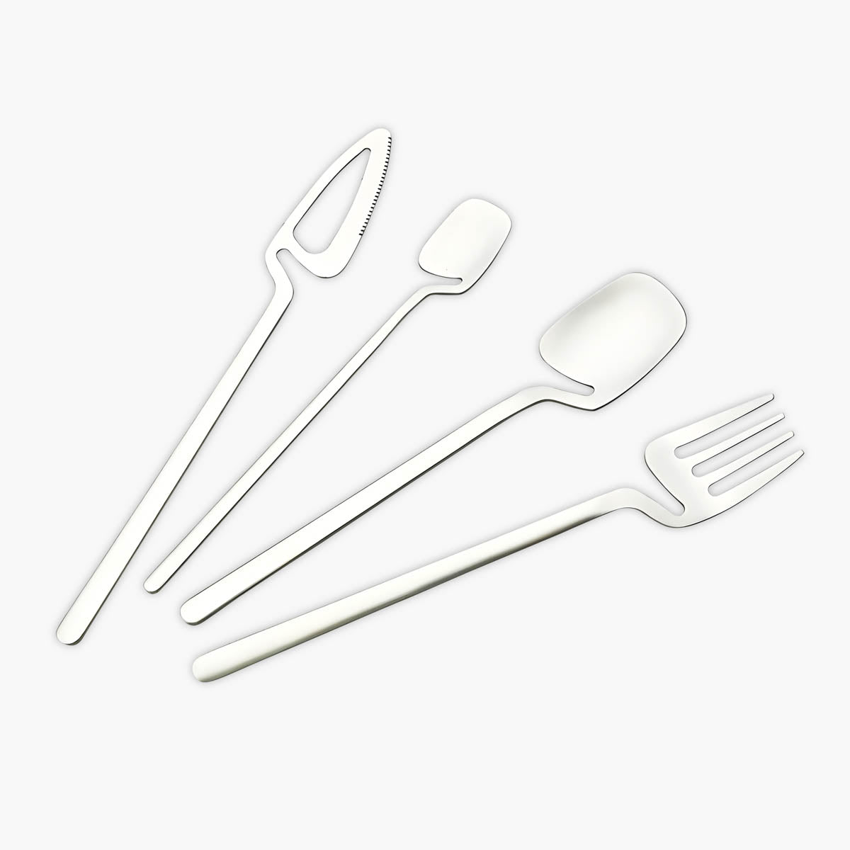 Marlow Curve Stainless Steel Flatware Set — gallery image 1