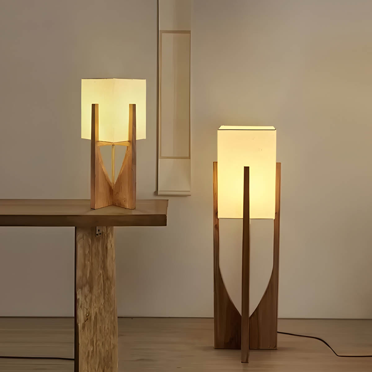 Whitmore Reach Wood Floor Lamp — gallery image 6