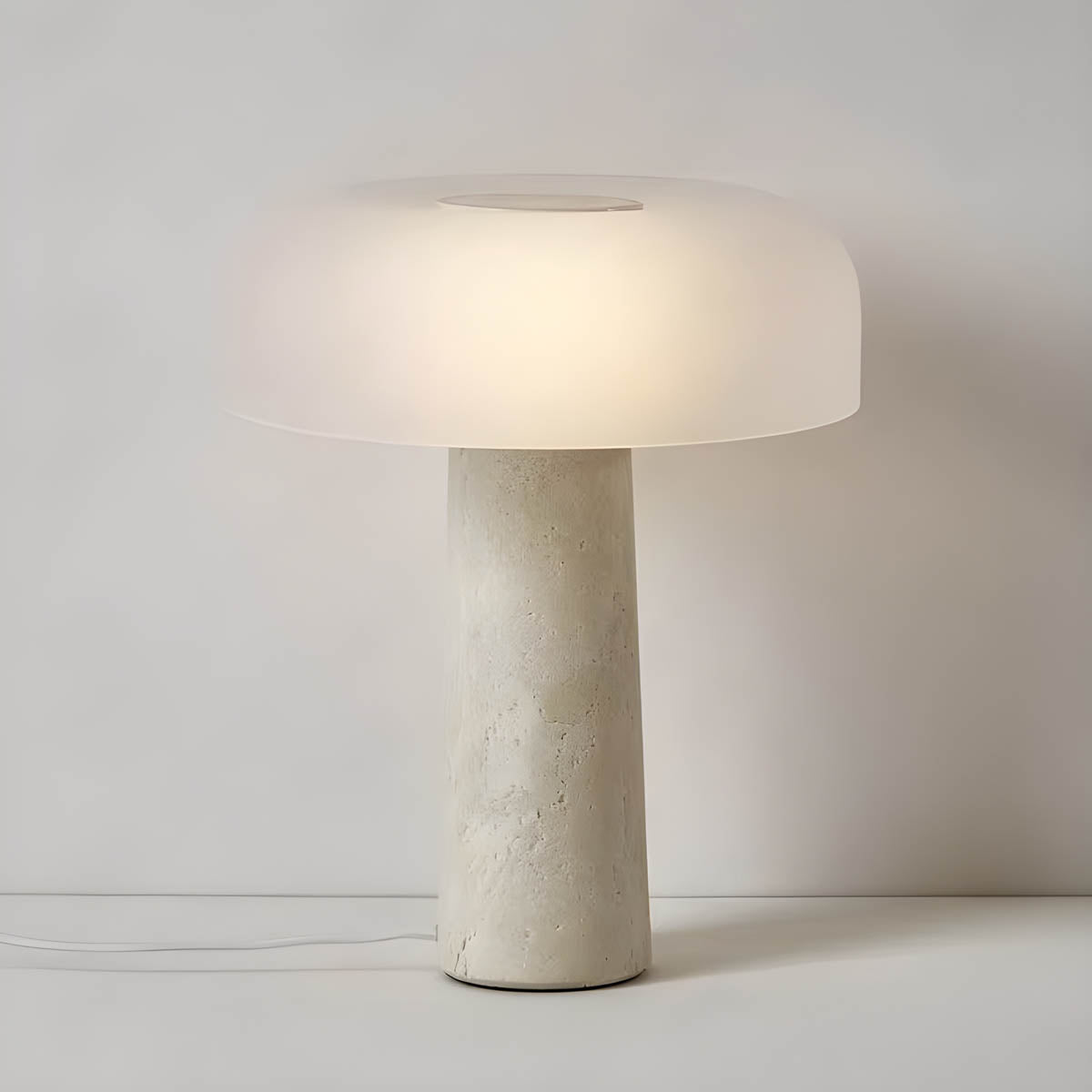 Woodford Reach Marble Dome Table Lamp — gallery image 5