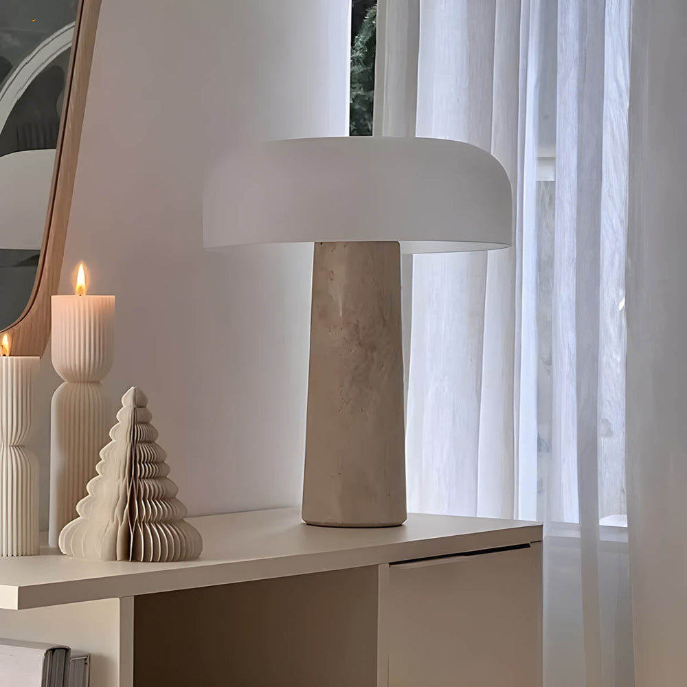 Woodford Reach Marble Dome Table Lamp — gallery image 4