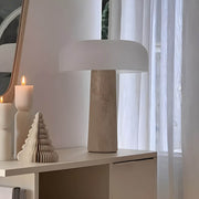 Woodford Reach Marble Dome Table Lamp — gallery image 4