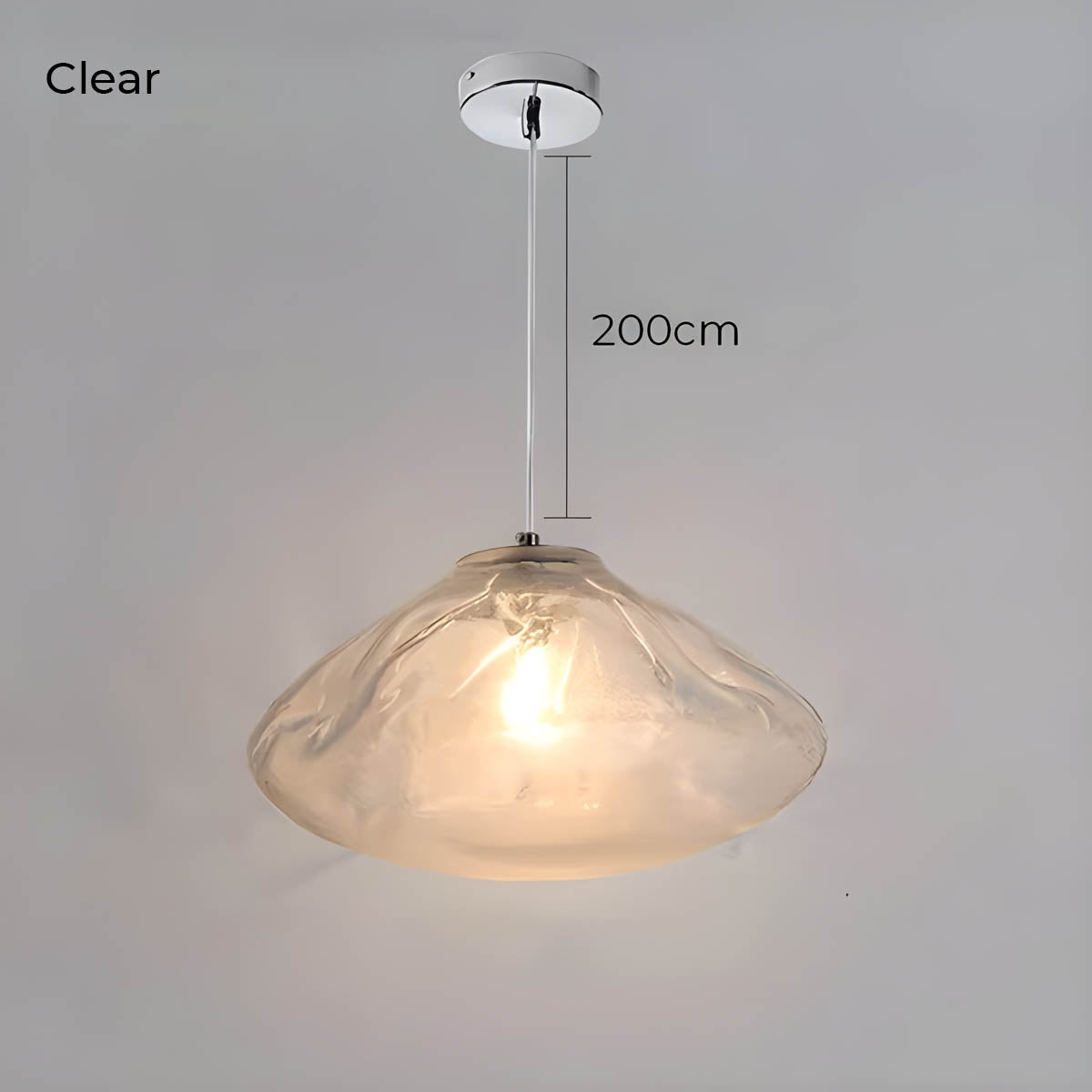 Alder Form Glass Pendant Light — gallery image 10
