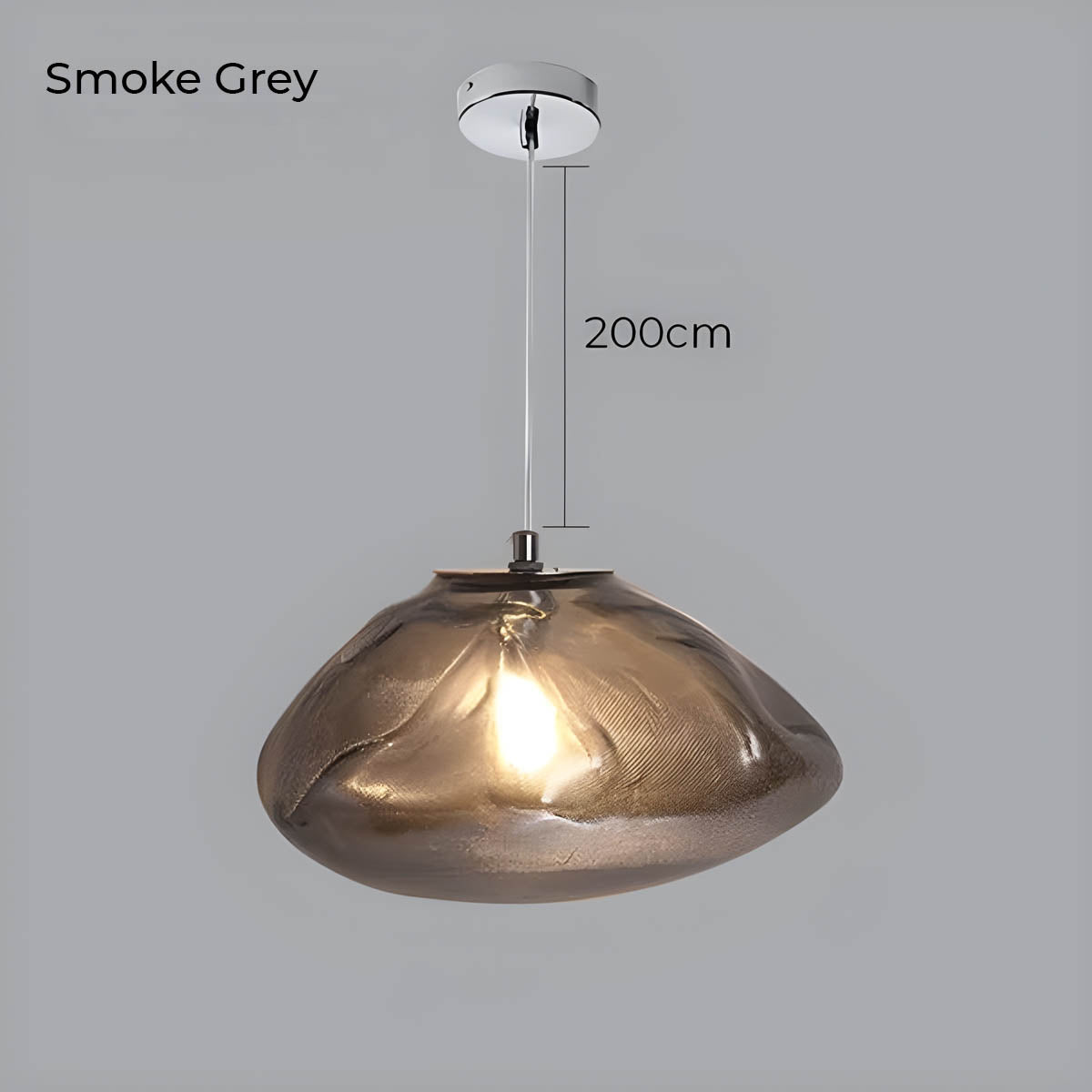 Alder Form Glass Pendant Light — gallery image 9