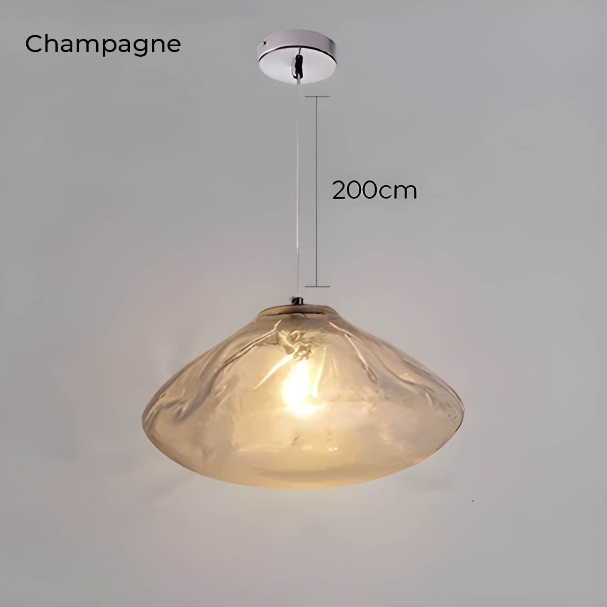 Alder Form Glass Pendant Light — gallery image 8