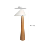 Bracken Form Wood Floor Lamp — gallery image 12