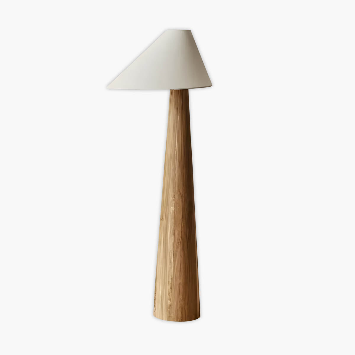 Bracken Form Wood Floor Lamp — gallery image 1