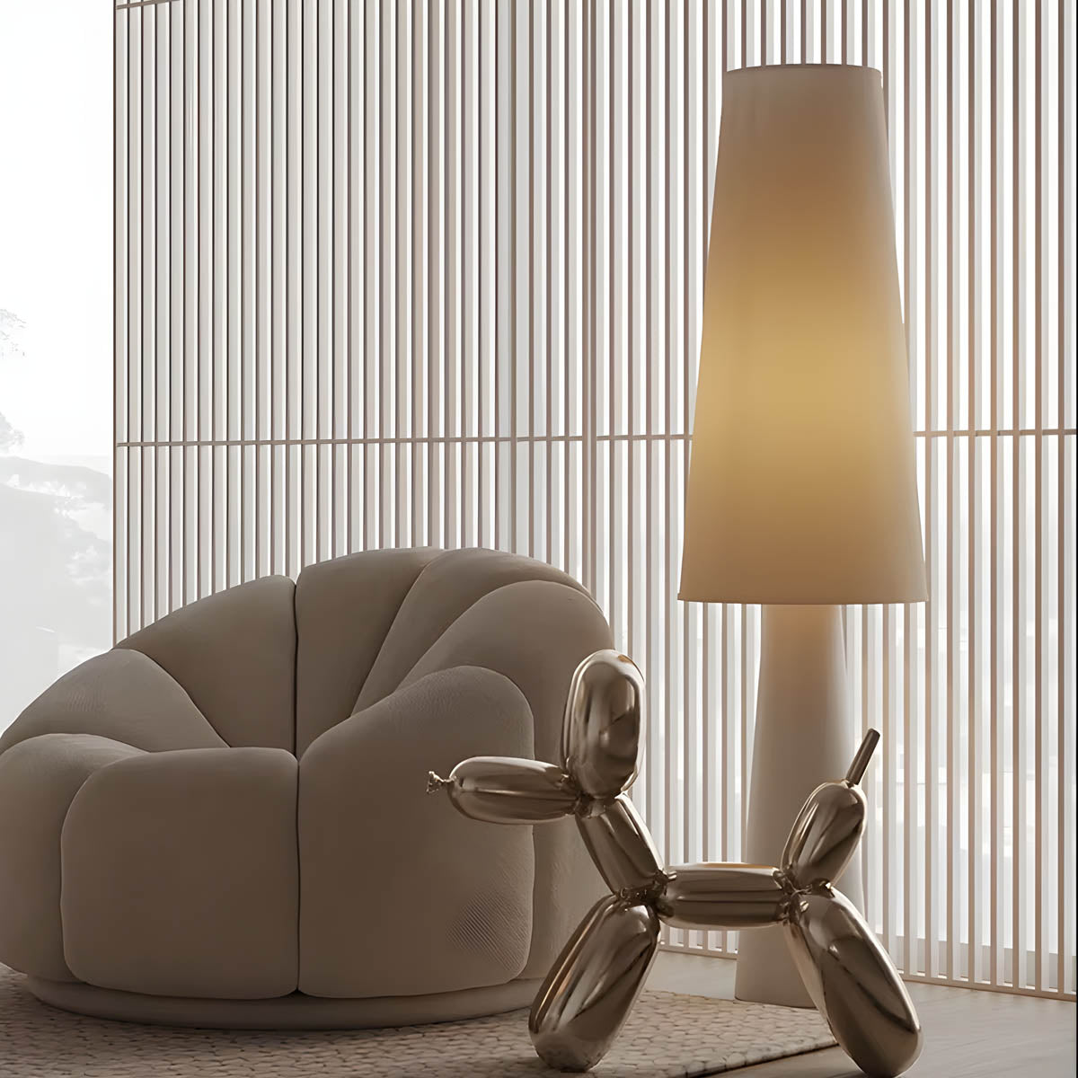 Hollis Form Metal Floor Lamp — gallery image 4