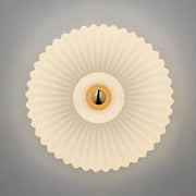 Rowan Form Glass Pleated Wall Sconce — gallery image 7