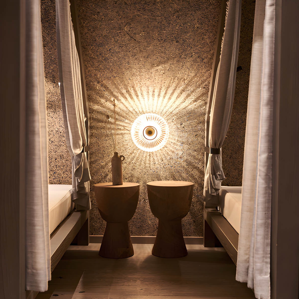 Rowan Form Glass Pleated Wall Sconce — gallery image 5