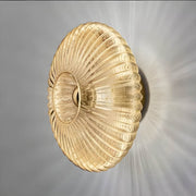 Rowan Form Glass Pleated Wall Sconce — gallery image 14