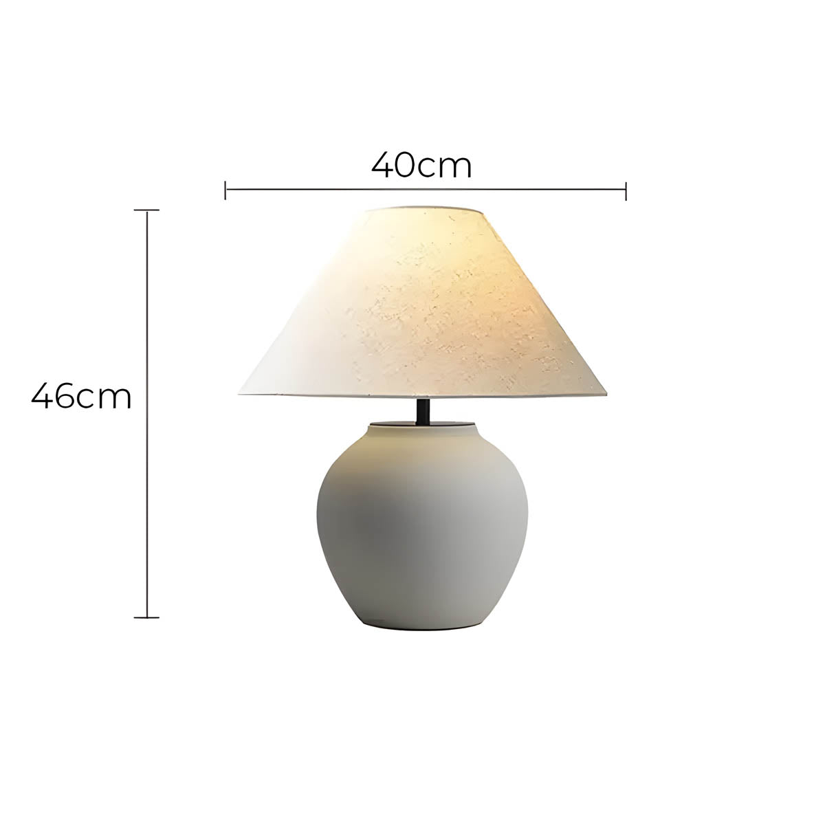 Juniper Form Ceramic Table Lamp — gallery image 14