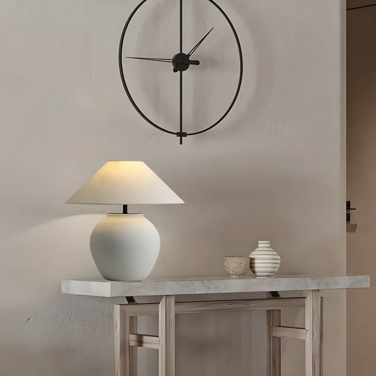 Juniper Form Ceramic Table Lamp — gallery image 6