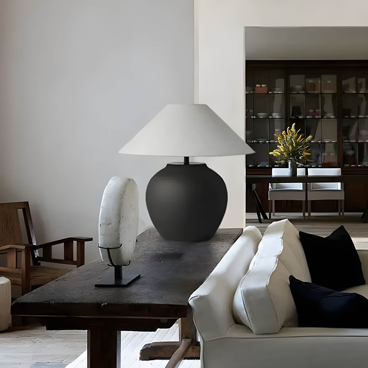 Juniper Form Ceramic Table Lamp — gallery image 7