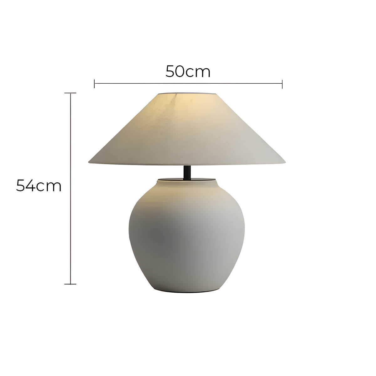 Juniper Form Ceramic Table Lamp — gallery image 16