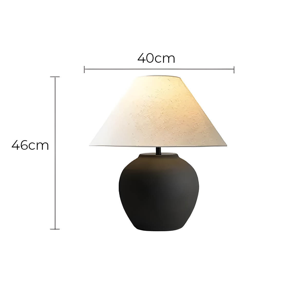 Juniper Form Ceramic Table Lamp — gallery image 13