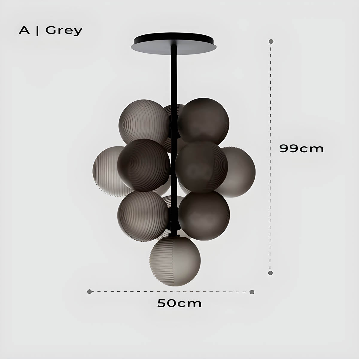 Wren Form Glass Chandelier — gallery image 7